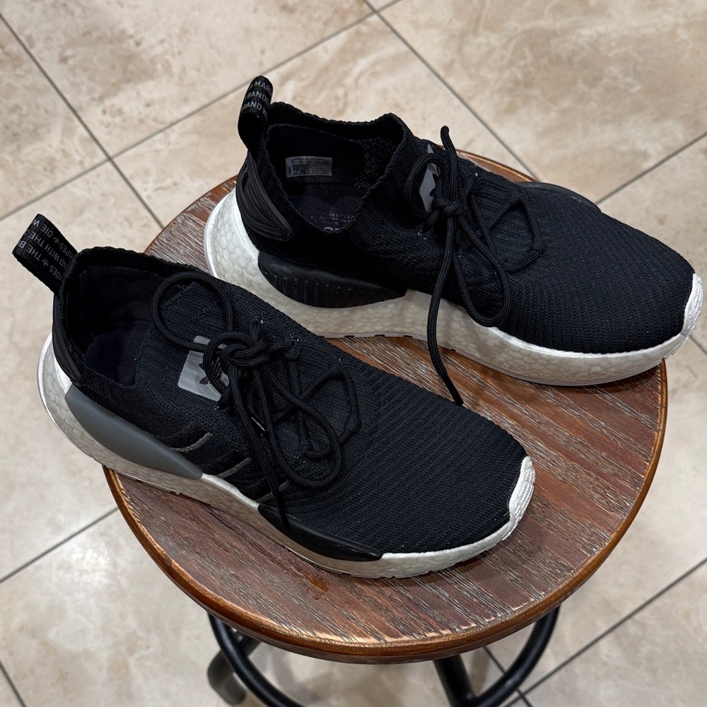 Adidas Women’s Black and White Sneakers